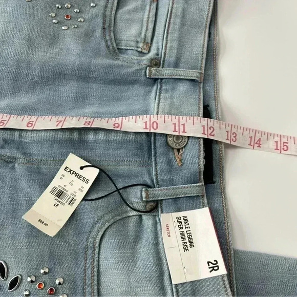 Express Ankle Legging High RIse‎ Jean Size 2R - Picture 6 of 11